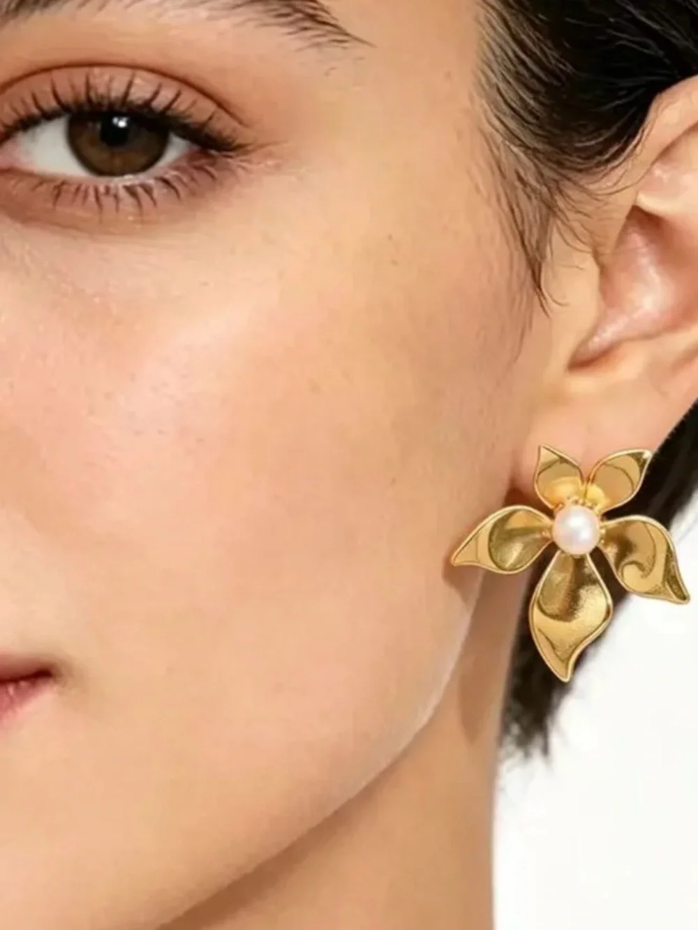 Tulip Earrings Barber Tulip Studs Earrings